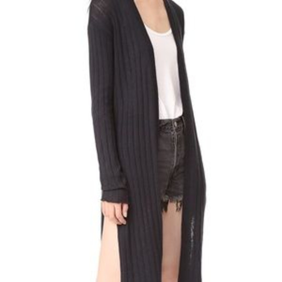 People Ribby Rib Duster Cardigan - Picture 3 of 7